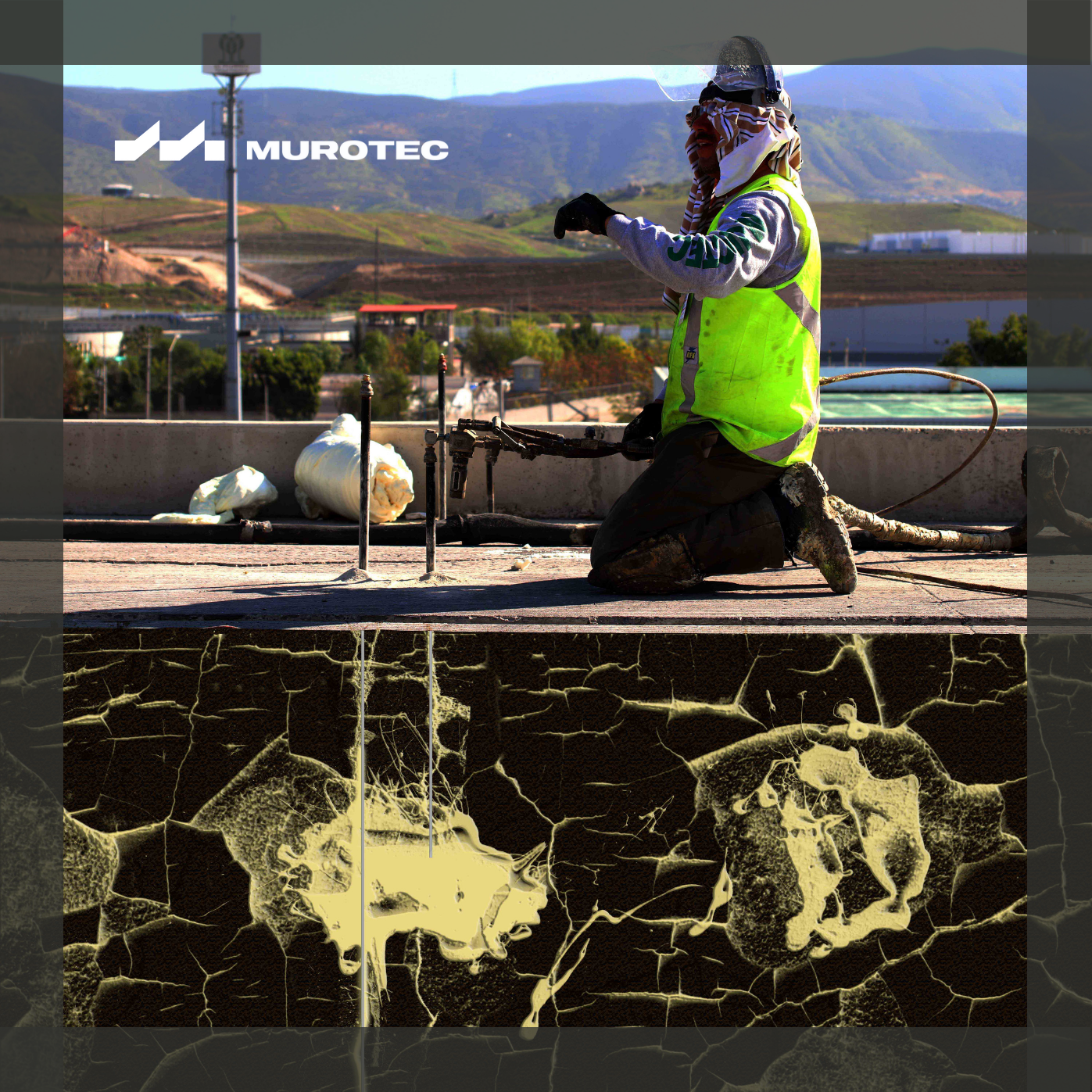 Etabilizacion de polimeros en suelos con hundimiento y/o grietas