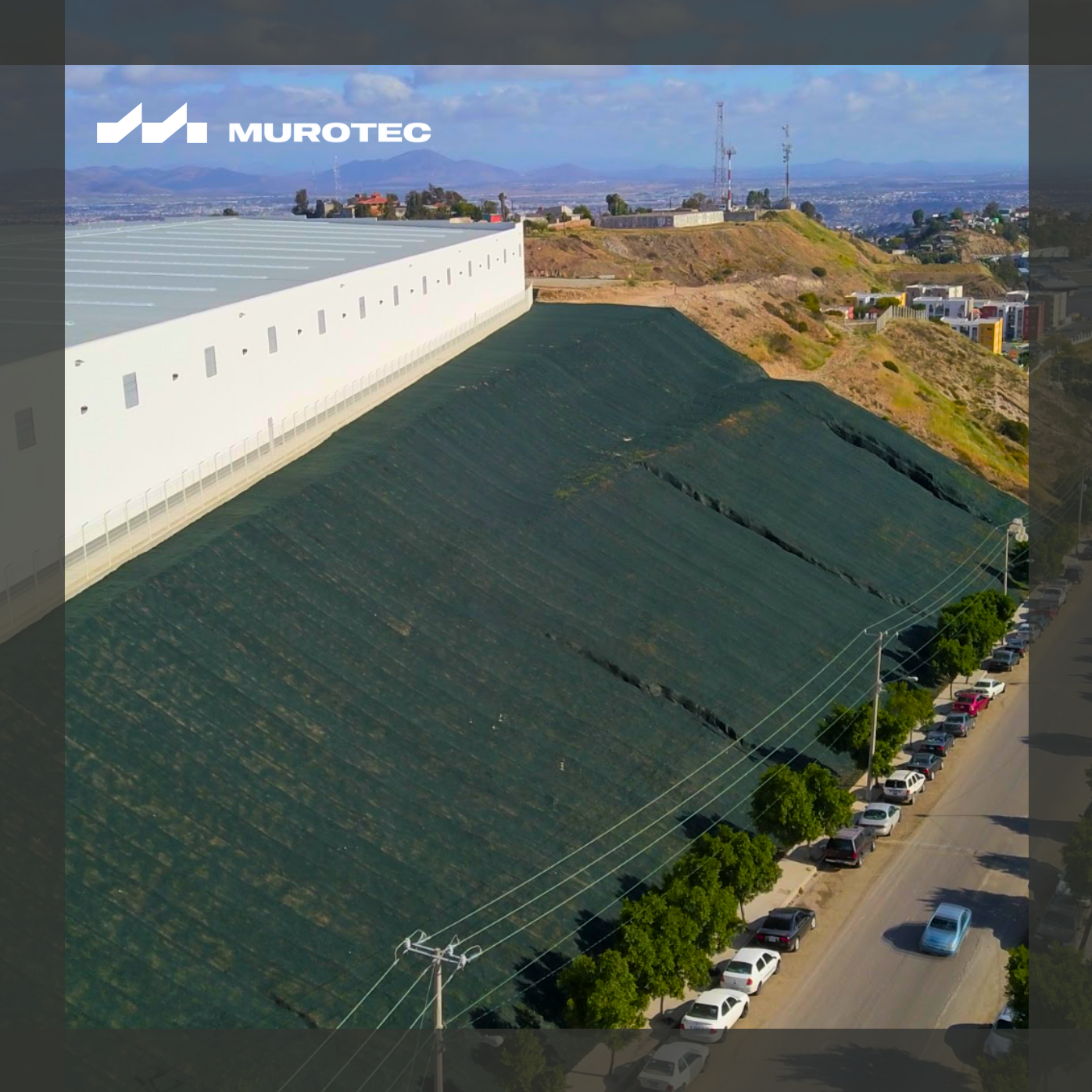 Muro de contención con geosintéticos